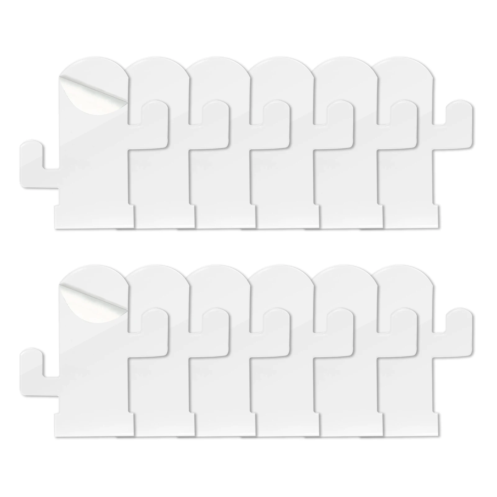 10 шт. акриловые панели в форме кактуса