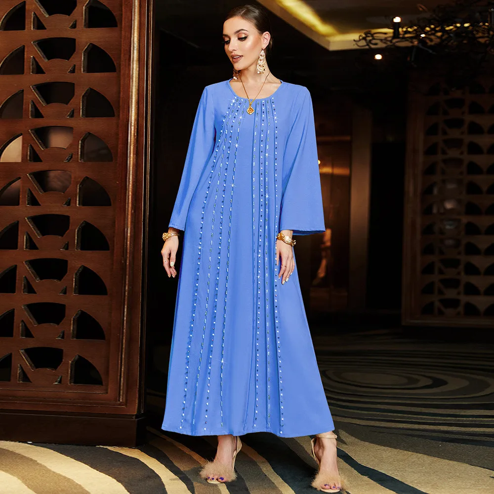 

Ramadan Eid Mubarak Kaftan African Dresses For Women Dubai Abaya Pakistan Arabic Turkey Islam Muslim Dress Caftan Marocain Party