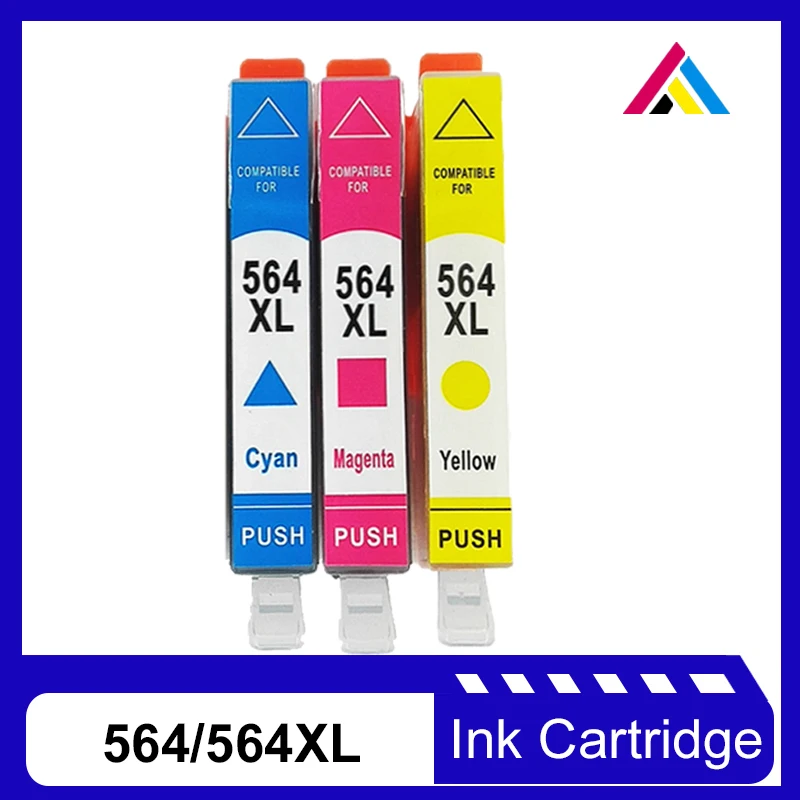 

CSD 564 Ink Cartridge Replacement for HP 564 XL 564XL for Photosmart B8550 C6324 C310a C410 6510 D5460 7510 B209a 4610 3070A