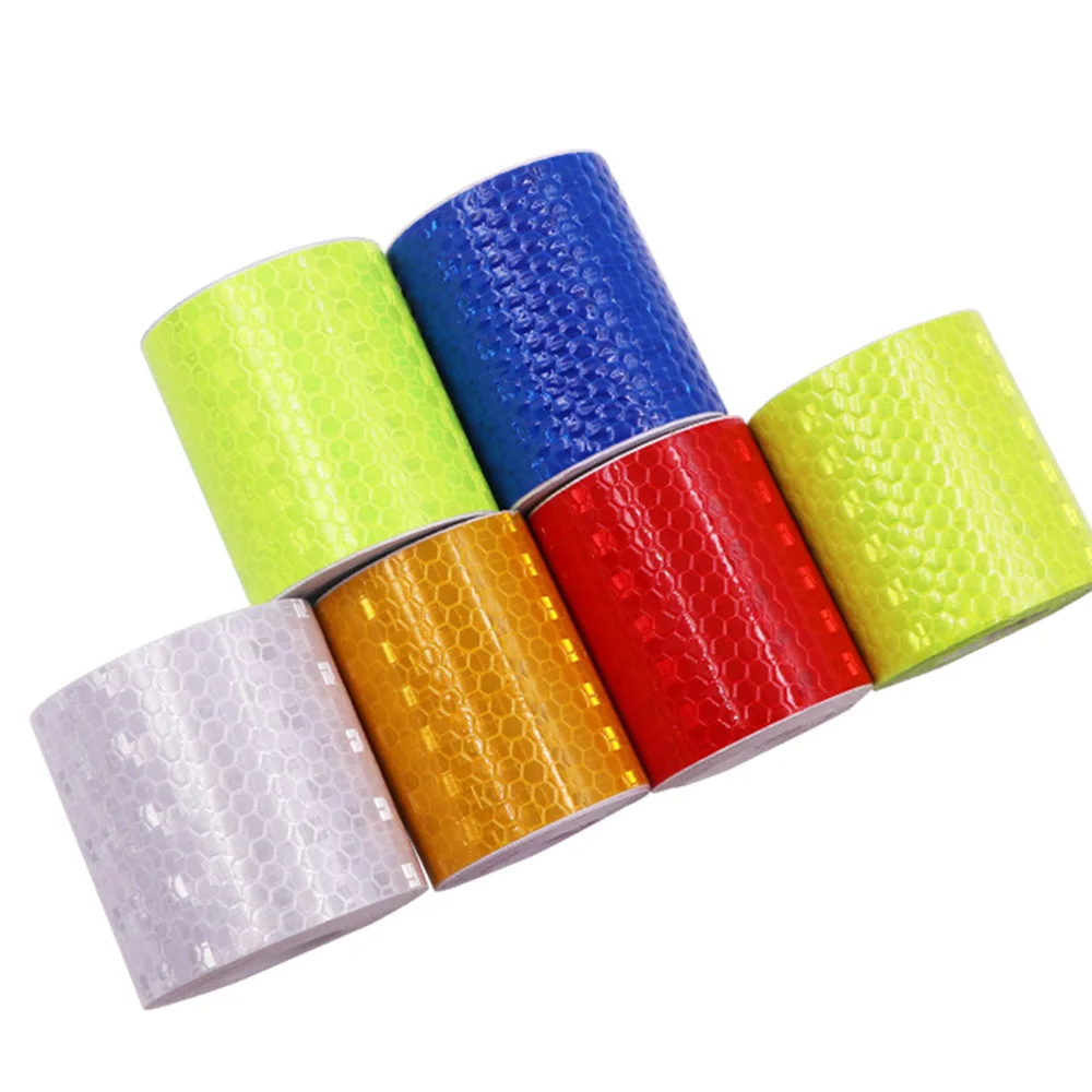 

3M Car Reflective Tape To Improve Driving Safety Warning To Reduce Accidents Stickers 6 Colors Car Motorcycle Accessories