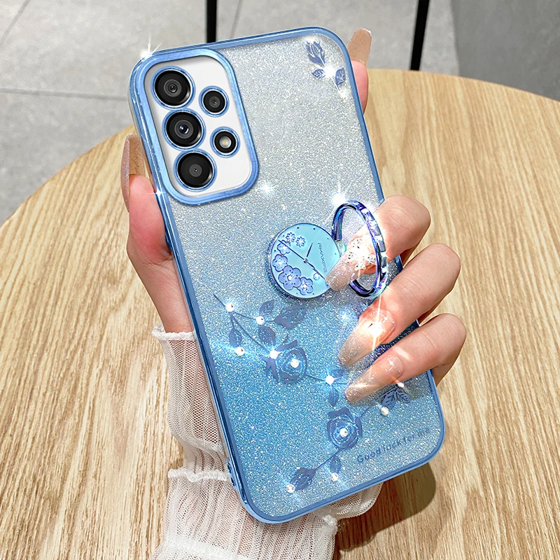 

Plating Flower Phone Case for Samsung Galaxy A22 A23 A24 A30 A31 A32 A33 A34 A42 A50 A51 A52 A53 A54 A70 A71 A72 A73 A82 Cover