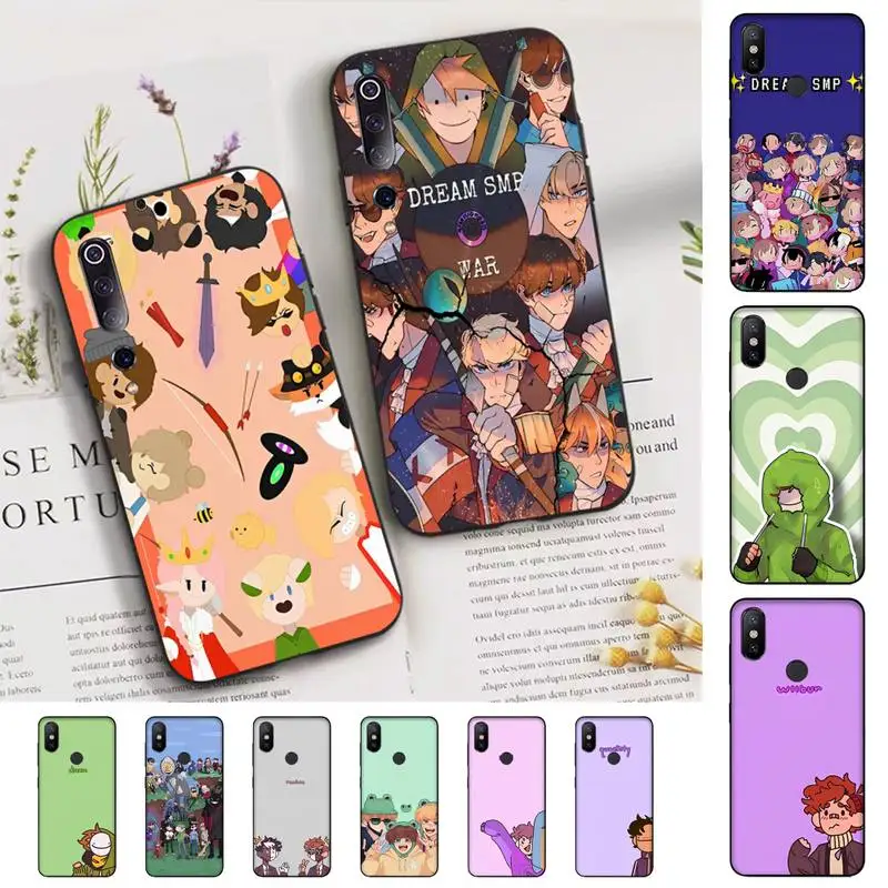 

Dream Smp Phone Case For Xiaomi Mi 5X 8 9 10 11 12 lite pro 10T PocoX3pro PocoM3 Note 10 pro lite