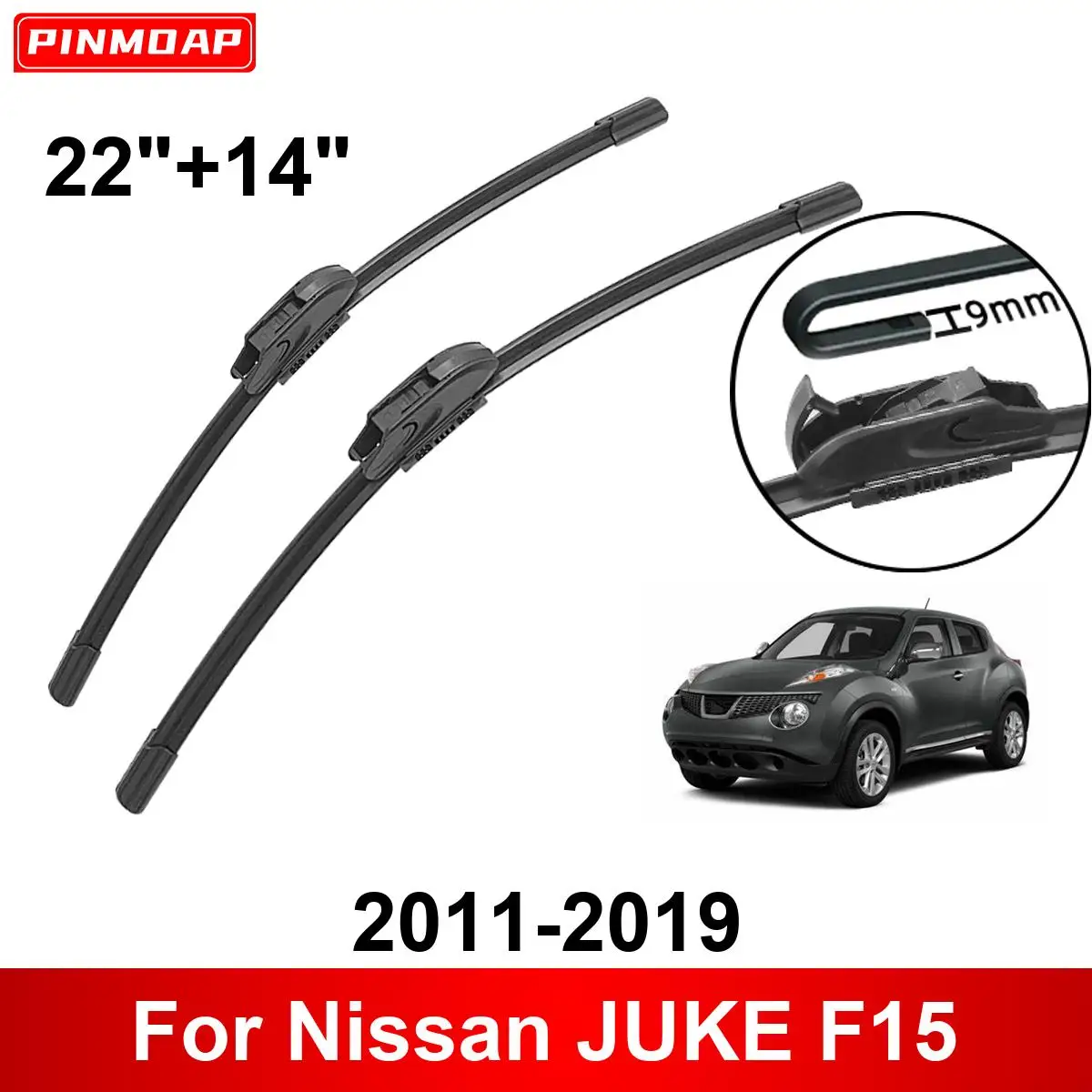 Автомобильный дворник для Nissan JUKE F15 2011-2019 22 &quot+ 14&quot передние и задние щетки