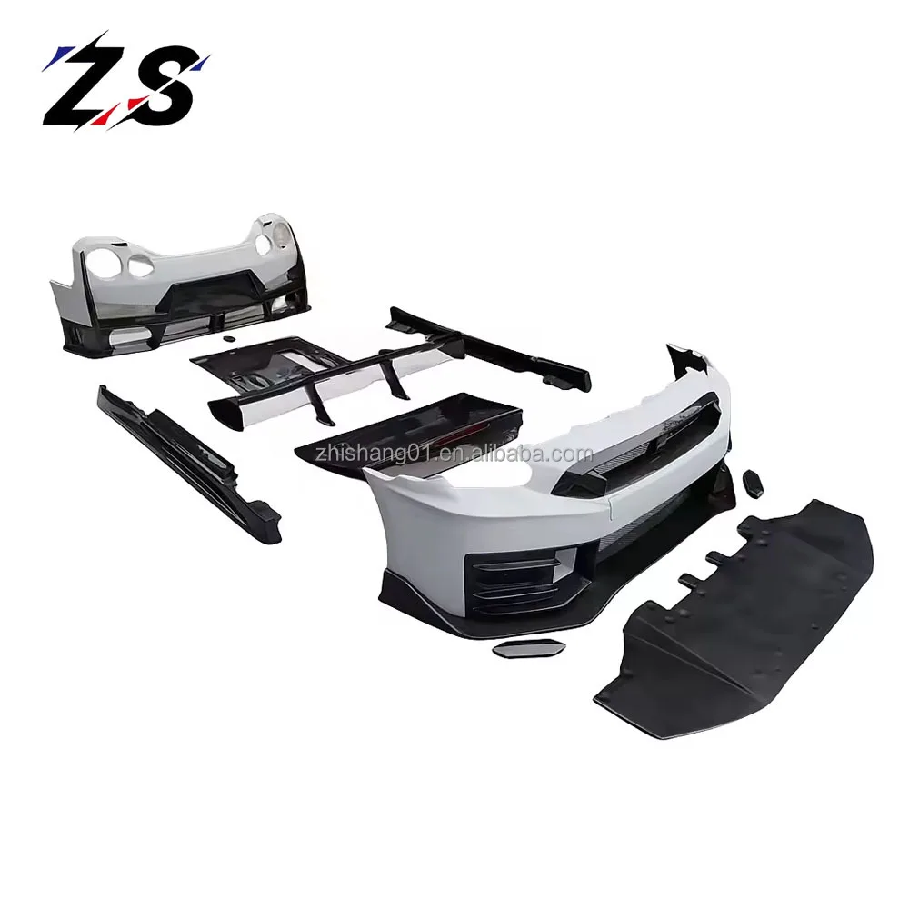Nismo Стиль Половина углеродного волокна корпуса наборы для Nissan R35 Gtr 2008-2024 mit stobei stange
