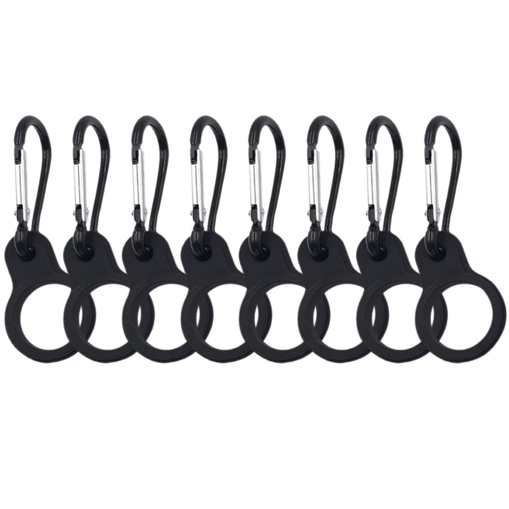 

8 Pcs Kettle Hanger Mountaineering Bottle Clip Cages Climbing Walking Silica Gel Water