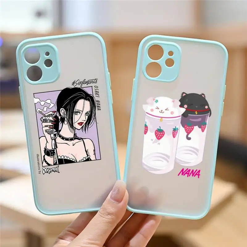 

Oosaki nana Japan anime Phone Case matte transparent For iphone 7 8 11 12 13 plus mini x xs xr pro max cover