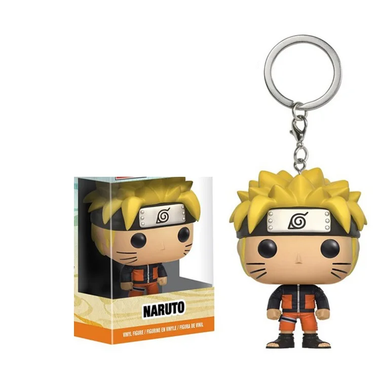 Экшн-игрушка Funko POP из японского аниме Наруто брелок для ключей в японском стиле