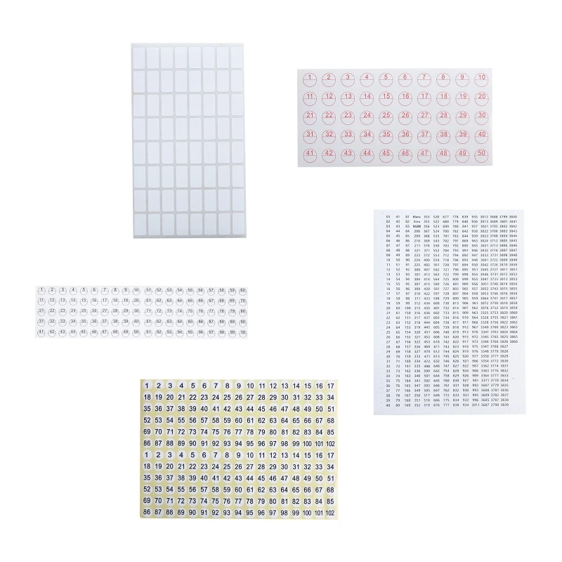 

Y9RE наклейки для алмазной живописи, чистые этикетки, наклейки для хранения, DMC-наклейки с цветными цифрами, аксессуары для алмазной живописи