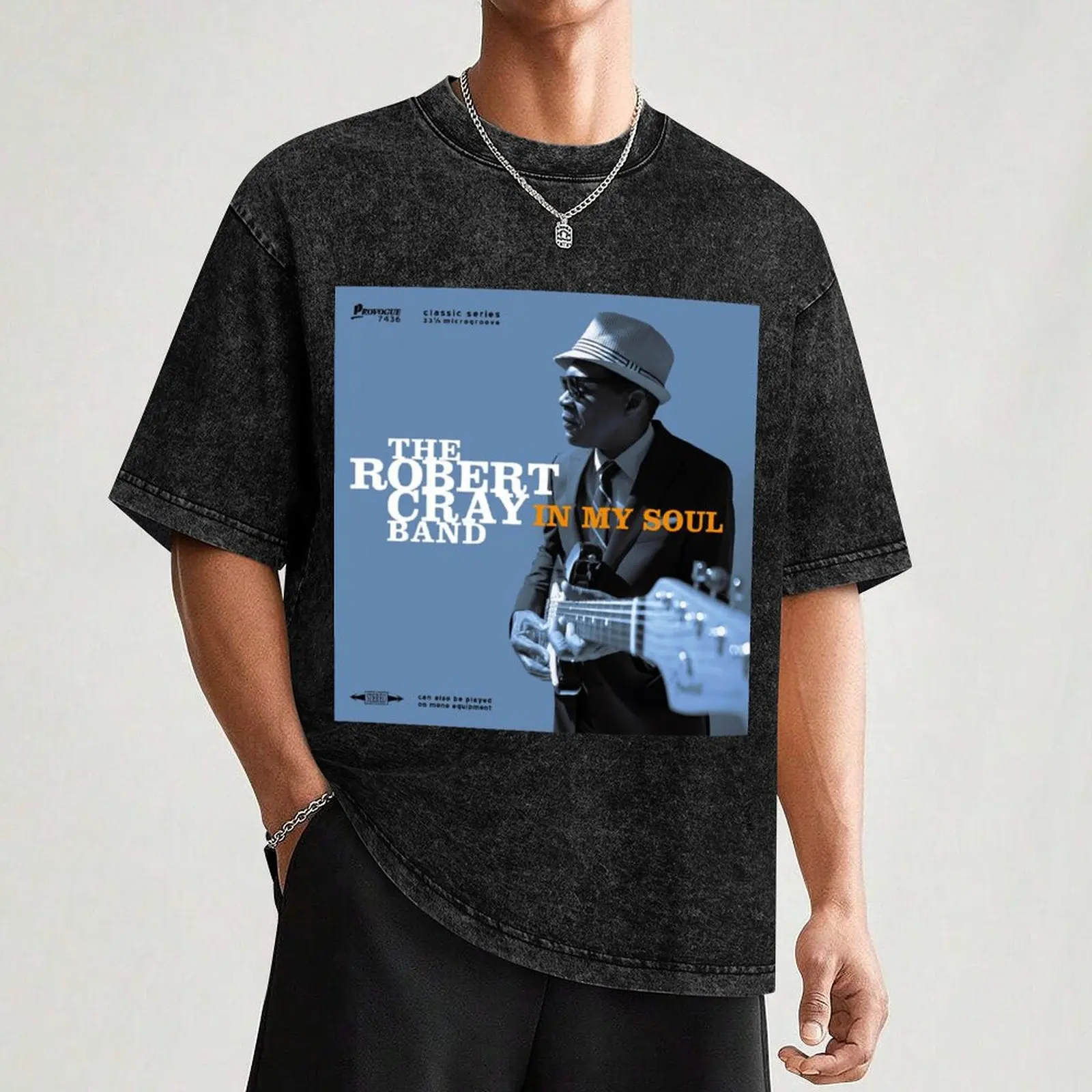 Футболка Robert Cray Band in my Soul хлопковые мужские футболки с рисунком большие для