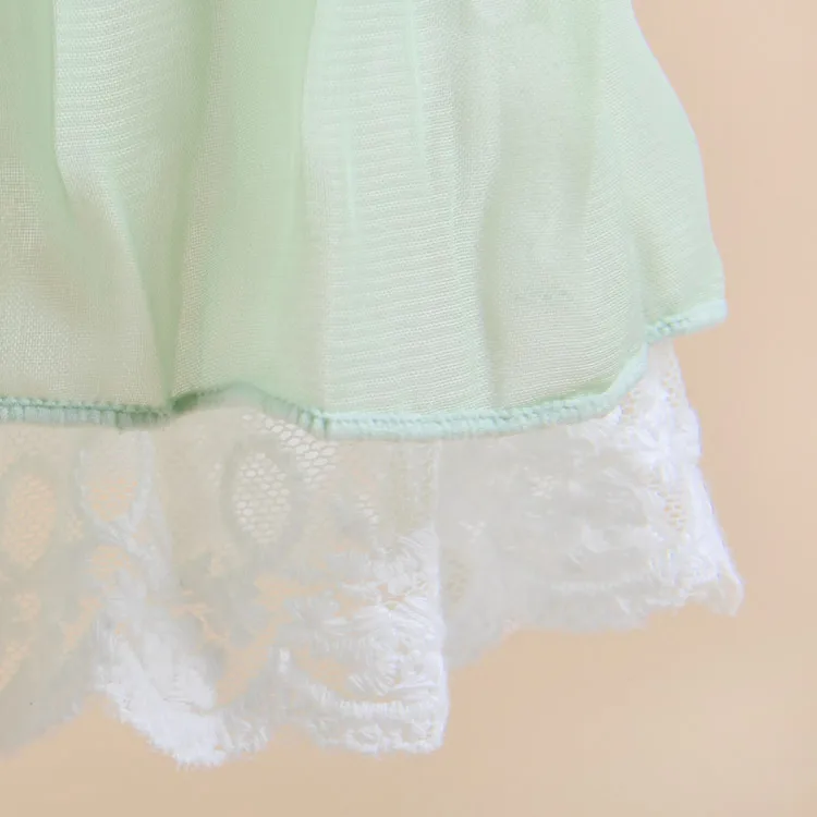 Японское Оригинальное кружевное шифоновое мини-платье Liz Lisa из крепа и замши с