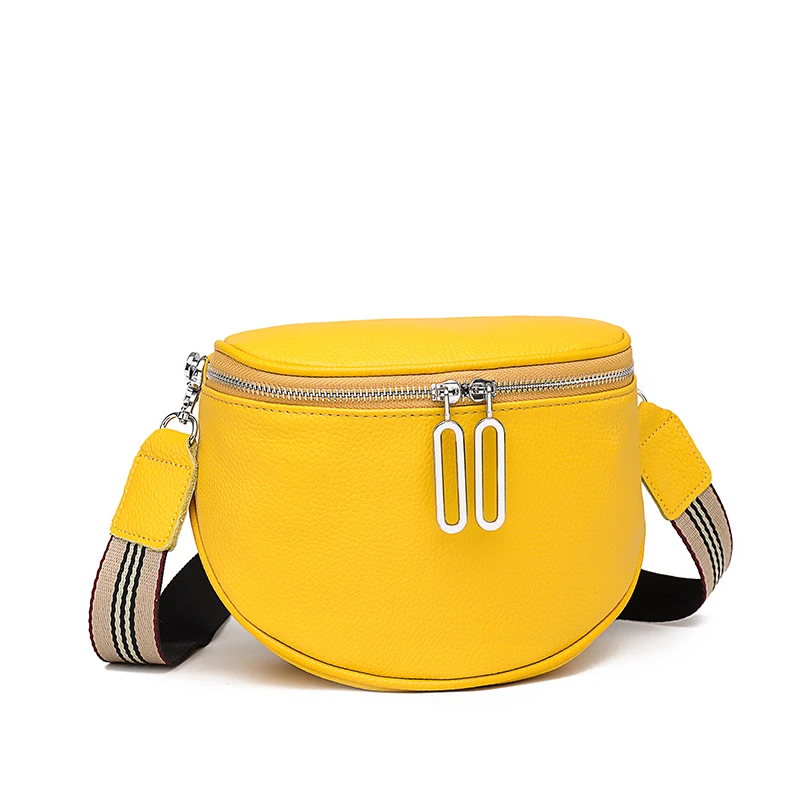 

Women's Bag High Quality Luxury Designer Shoulder Bag Female Genuine Leather Crossbody Bags Fashion Wide Shoulder Strap Handbags