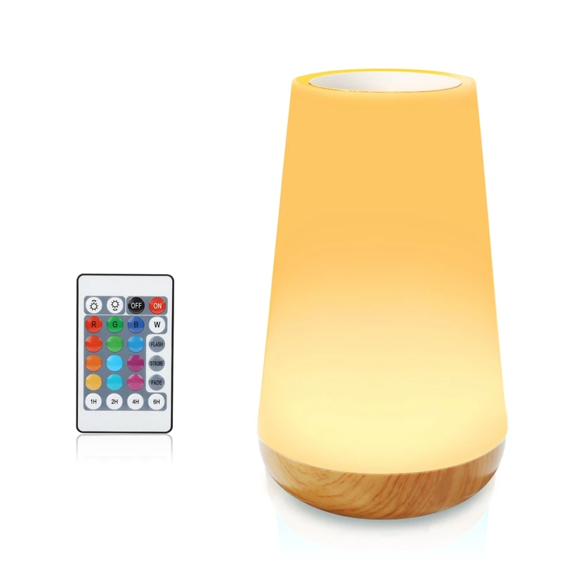 

Touch Lamp, Portable Table Sensor Control Bedside Lamps With Quick USB Charging Port,13 Color Changing RGB For Bedroom