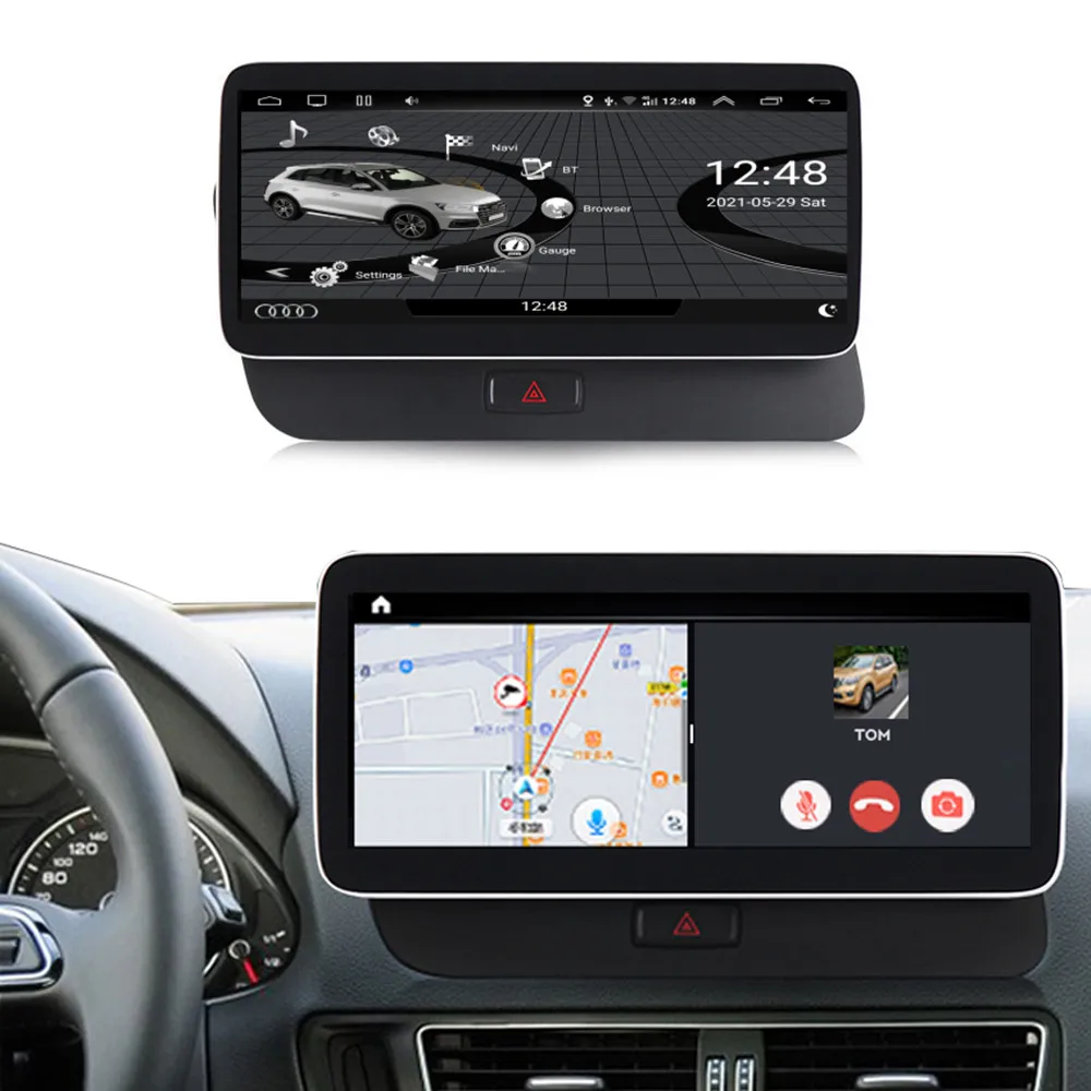Лучшая цена 4 Гб + 64 Apple Carplay Android 10 автомобильное радио для Audi Q5 2009-2016 Google BT WIFI