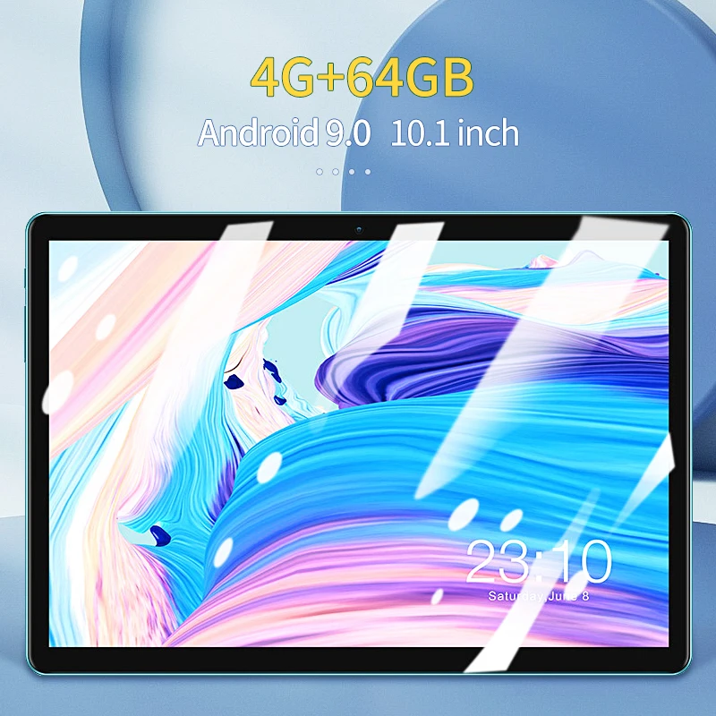 10.1 Inch 4G+64GB Tablet PC 2023 New Learning Tablet Pc Android 9.0 Full Network Call Mobile Phone Tablet gifts tablet