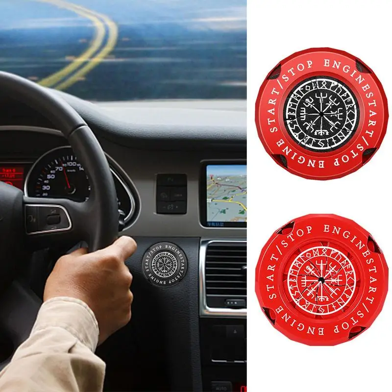 

Car Engine Ignition Cover Automobile Protective Start Stop Switch Cover Automotive Push Button Cover Auto Interior Decoration