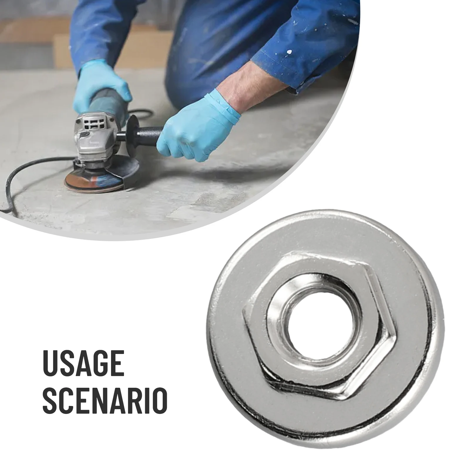 Практичная и полезная гайка для угловой шлифовальной машины замена стопорной