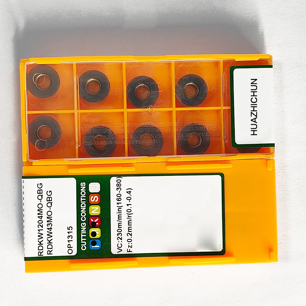 HUAZHICHUN RDKW1204MO-QBG OP1315 твердосплавные пластины фрезы лезвие