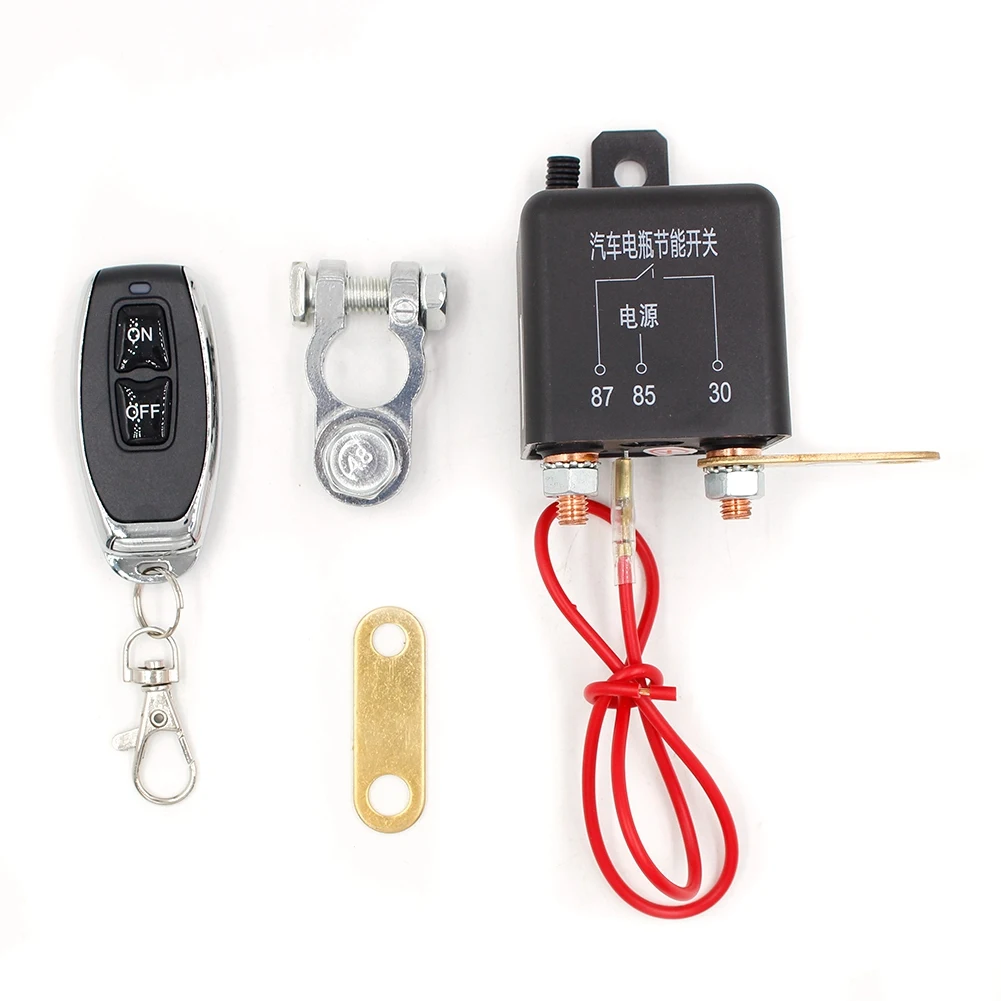 

12 В 200 А универсальный переключатель аккумулятора РЕЛЕ Встроенный беспроводной пульт дистанционного управления Отключение отключение Отключение изолятор главные переключатели B