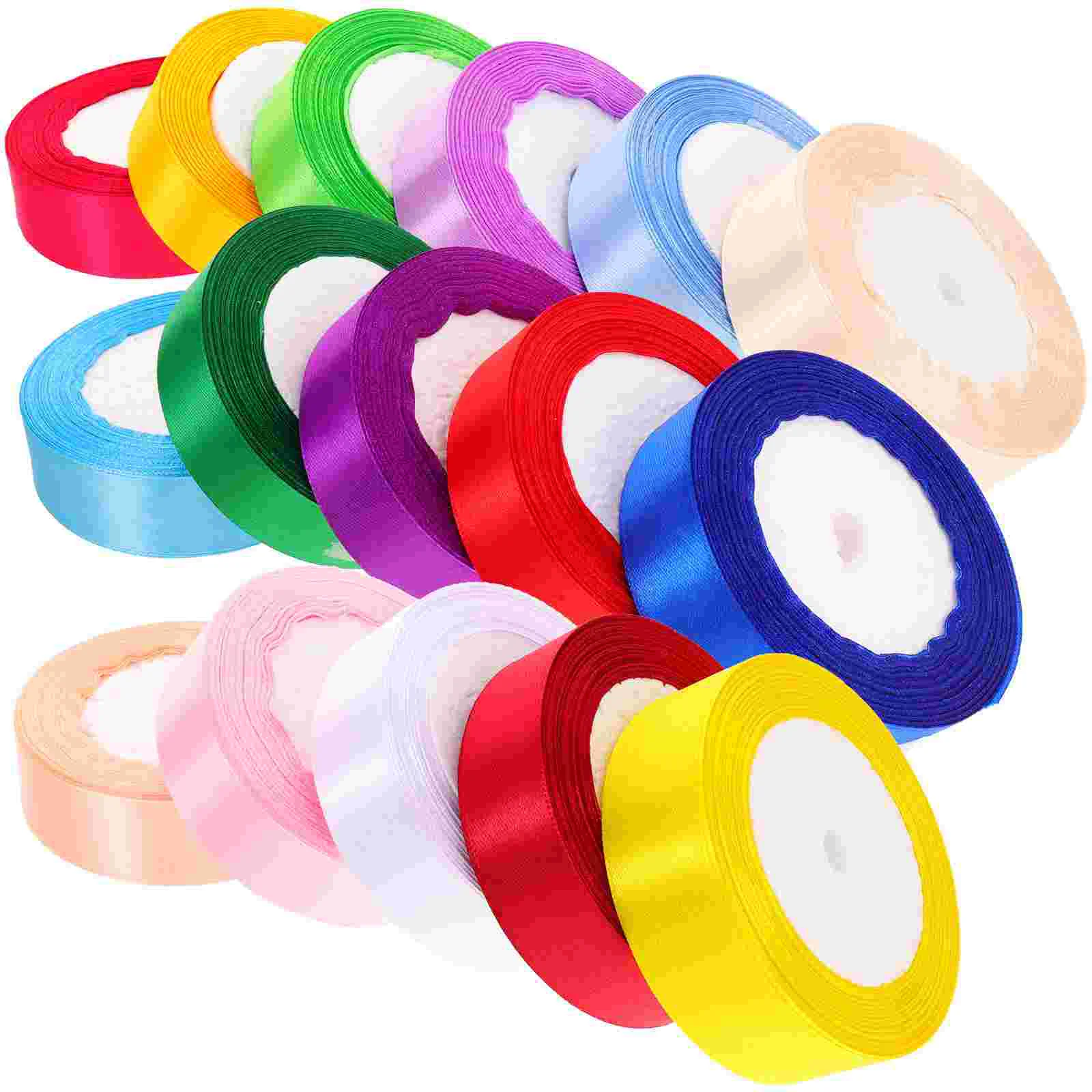 

Ribbon Wrapping Flower Gift Valentine Crafts Wedding Satin Ribbons S Bridal Chocolate Easter Box Candy Present Bows Shower