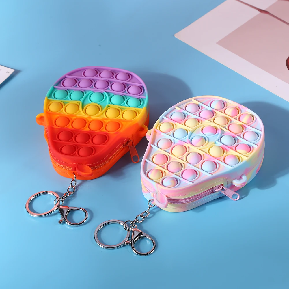 

Bubble Antistress Toys Adult Children Sensory Toy Reliever Storage Bag Push Bubble Fingertip Toys Autism Squeeze