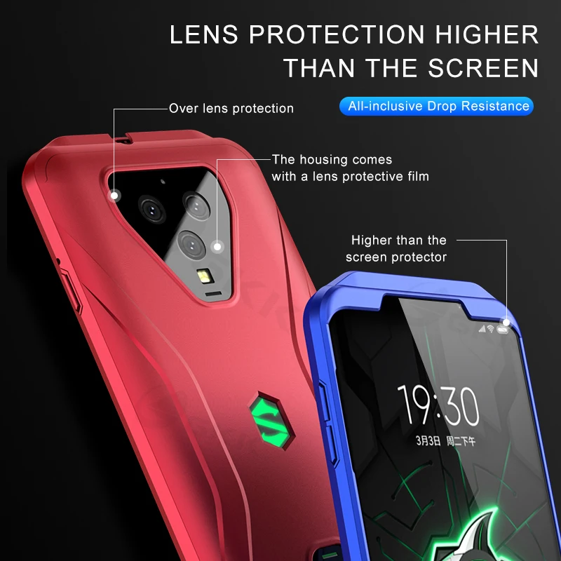 

GKK 360 Full Protection Case For Xiaomi Blackshark 3 3S 2 Pro Case Anti-knock Hard Matte Cover For Xiaomi Blackshark 3 3S 2 Pro