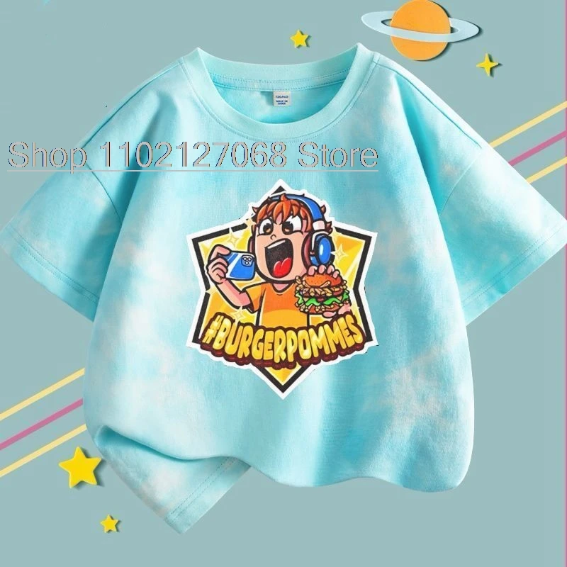 Хлопковая футболка для мальчиков и девочек с коротким рукавом