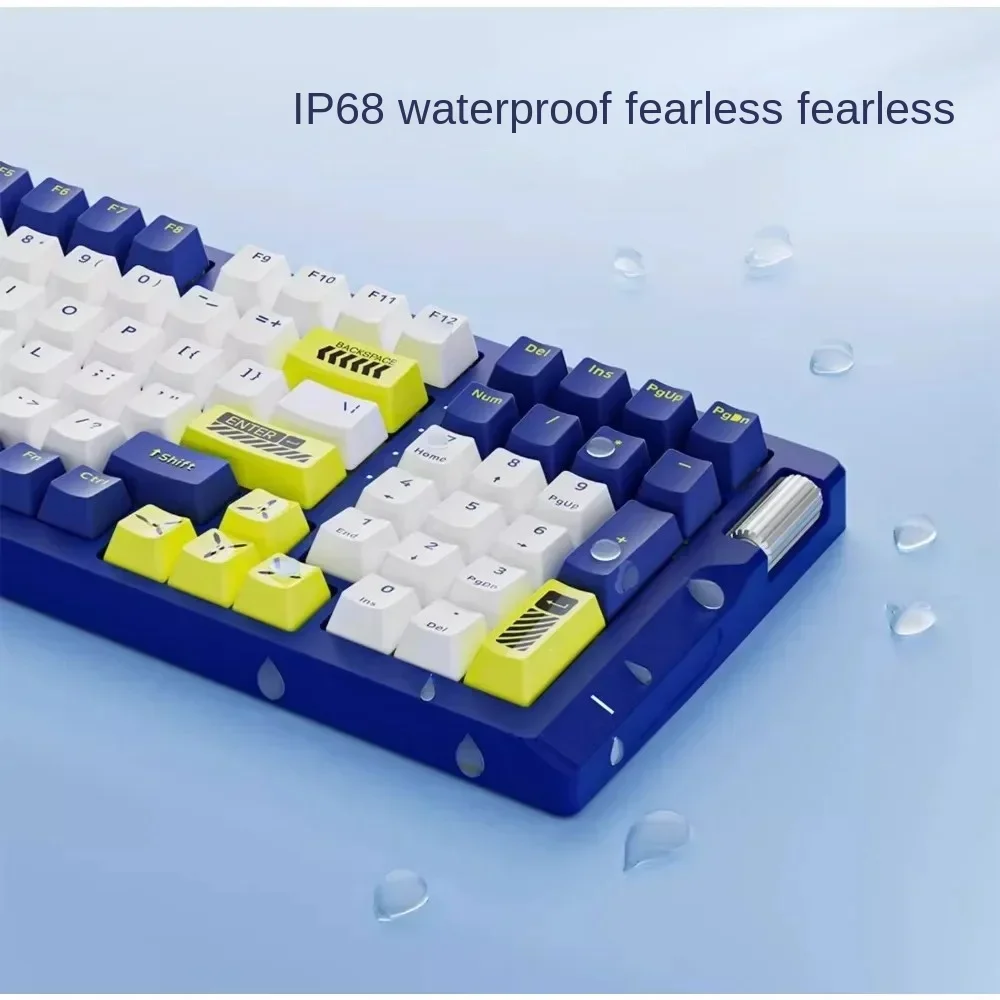 Игровая механическая клавиатура ZIDLI K98 с оптическим валом 98 клавиш без отверстий