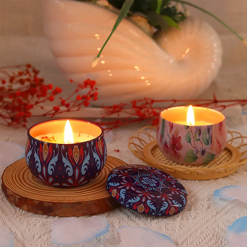 

Creative aromatherapy candles diy candles birthday gifts hand gifts dried flowers candles lasting fragrance wholesale