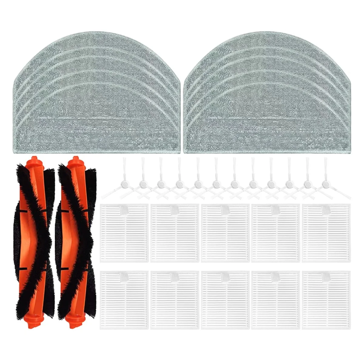 Для E10 E10C E12 B112/3C Plus C103 робот-пылесос Запчасти Аксессуары Основная боковая щетка