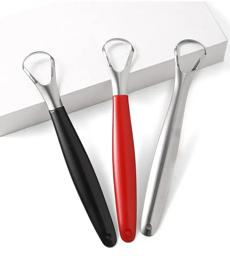 3 шт. многоразовые скребок для языка из нержавеющей стали