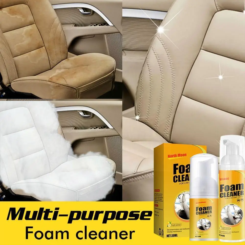 

Multi-purpose Car Foam Cleaner Car Interior Cleaning With Aging Lemon Anti Spray Scented Auto Repair Protector Interior Spr Z9c0