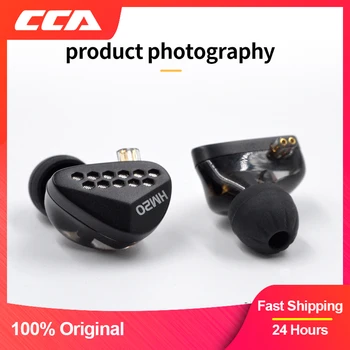 CCA HM20  Hybrid Technology 1DD+7BA HiFi Wired Earphone In Ear Monitor Earbuds Headset Sport Game Mobile Phone Bass Headphones 1