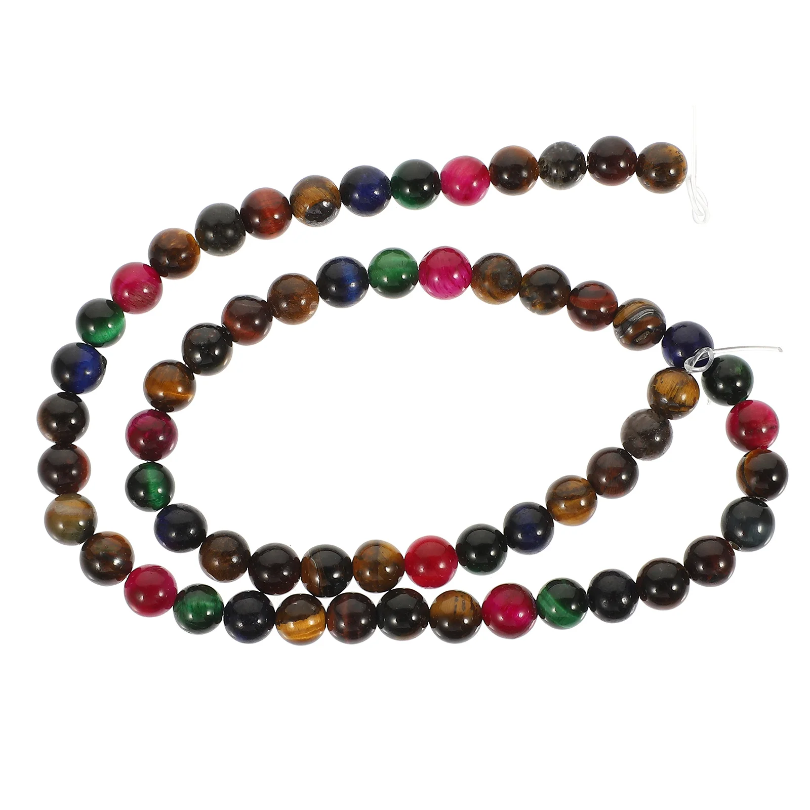 

Beads Bracelet Loose Making Agate Stone Round Natural Spacer Jewelry Crystal Eye Semigemstonebeading Charm Supplies Craft Bead
