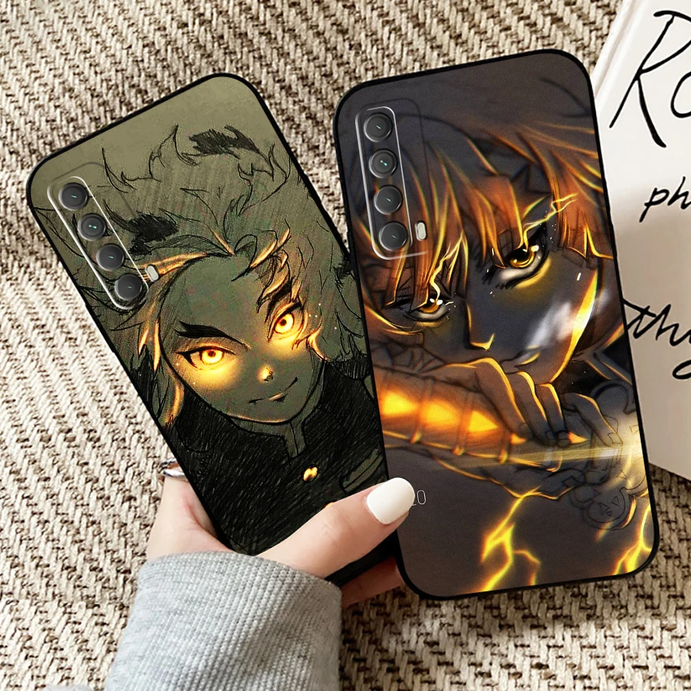 

Demon Slayer Phone Case For Huawei P40 P30 P20 P10 Lite Honor 9 10 20 Pro 7X 8X 9X Prime P Smart Z 2021 Back Carcasa