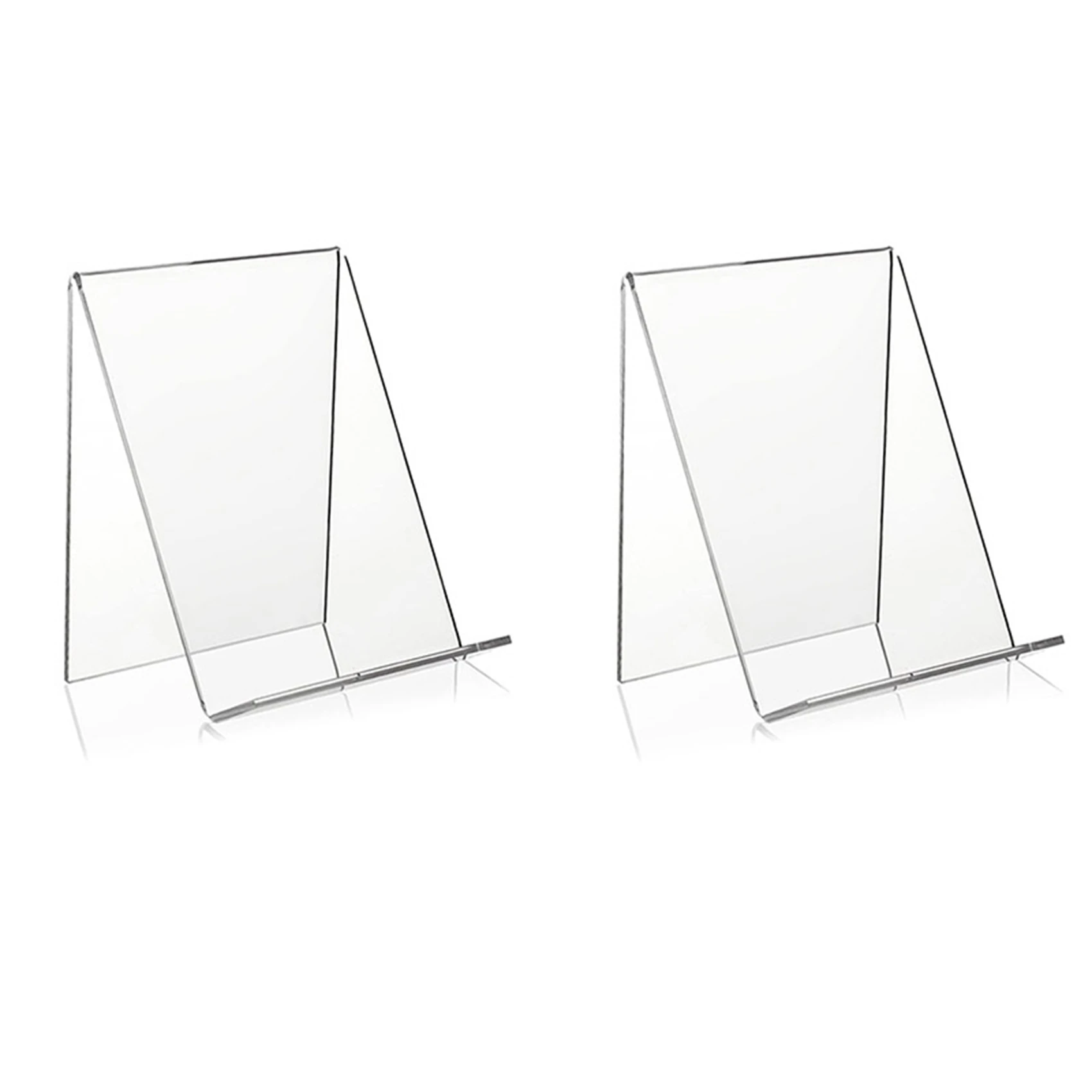 

10X Acrylic Book Stand with LEDge,Transparent Acrylic Display Easel, Clear Tablet Holder for Books,,Artworks