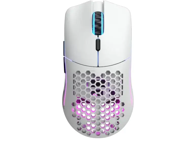 

Glorious Model O Wireless Gaming Mouse Light weight wireless mouse Matte Black/White Color