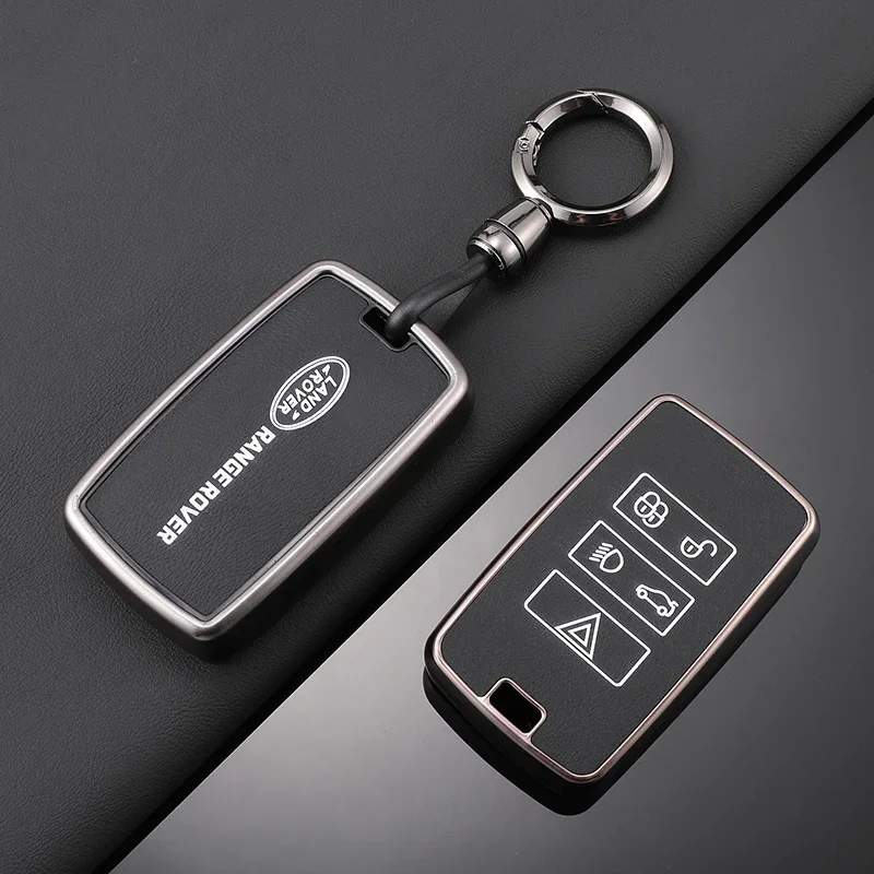 

Чехол для ключей из цинкового сплава, чехол-держатель для Land Rover Range Rover Sport Velar Evoque Freelander2 Discovery Elander, аксессуар