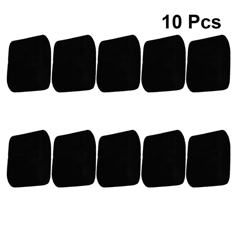 

10 шт. изысканные маленькие украшения дисплей Подушка фланелевый браслет цепочка держатель для подушки органайзер для часов (черный)