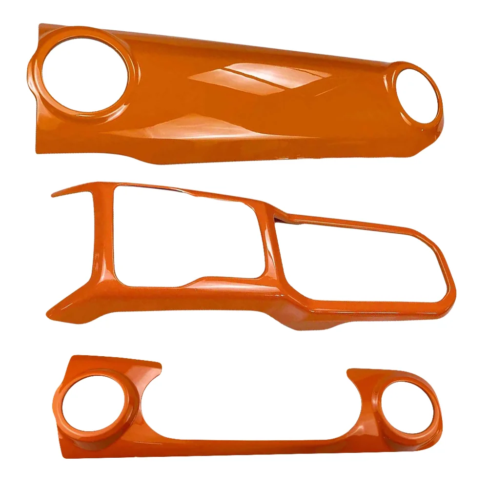 

3 Pcs Jl Console Cover Automotive Accessories Dashboard Panel Trim Exhaust Protector Abs Decoration