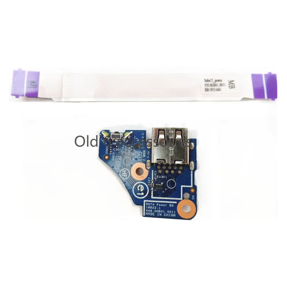 Для HP ENVY X360 15-DR 15-DS TPN-W142 USB плата коммутатора мощность 448.0GB01.0011