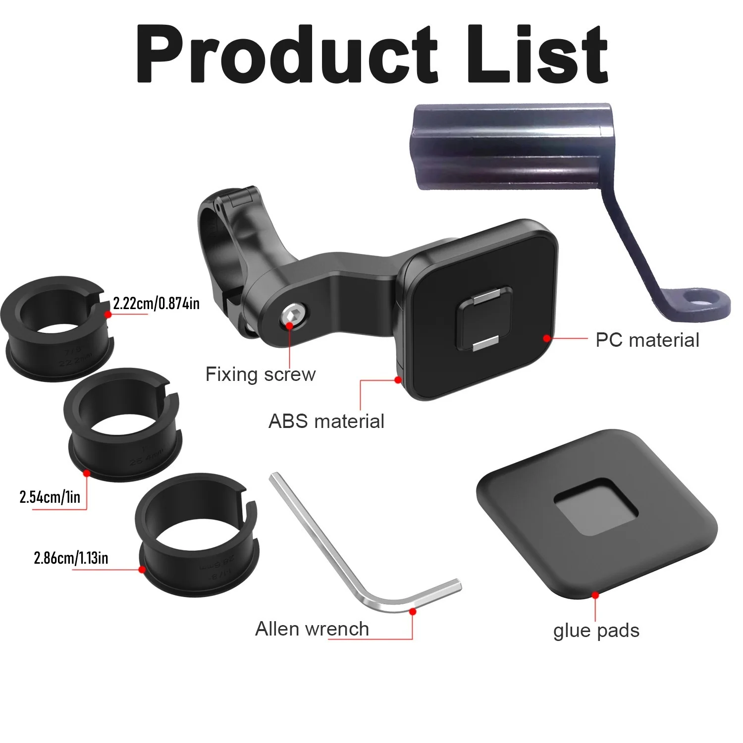 

Ударопрочный держатель для ручки мотоцикла, крепкий магнитный держатель для замены зеркала, противоскользящий ремень, базовый кронштейн, аксессуары для двигателя