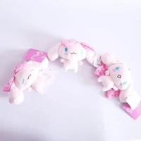 kawaii sanrio key chain cinnamoroll plush toys anime pendant stuffed animals sanrio plushie keychain soft toy doll for girl gift