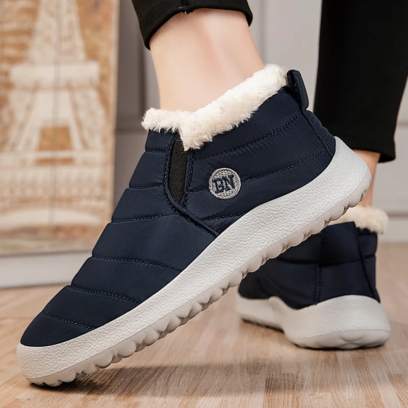 

Boots Men Snow Platform Mens Shoes Plush Men's Winter Shoes Hiking Men Shoes Waterproof Men's Boots Casual Work Boots Footwear
