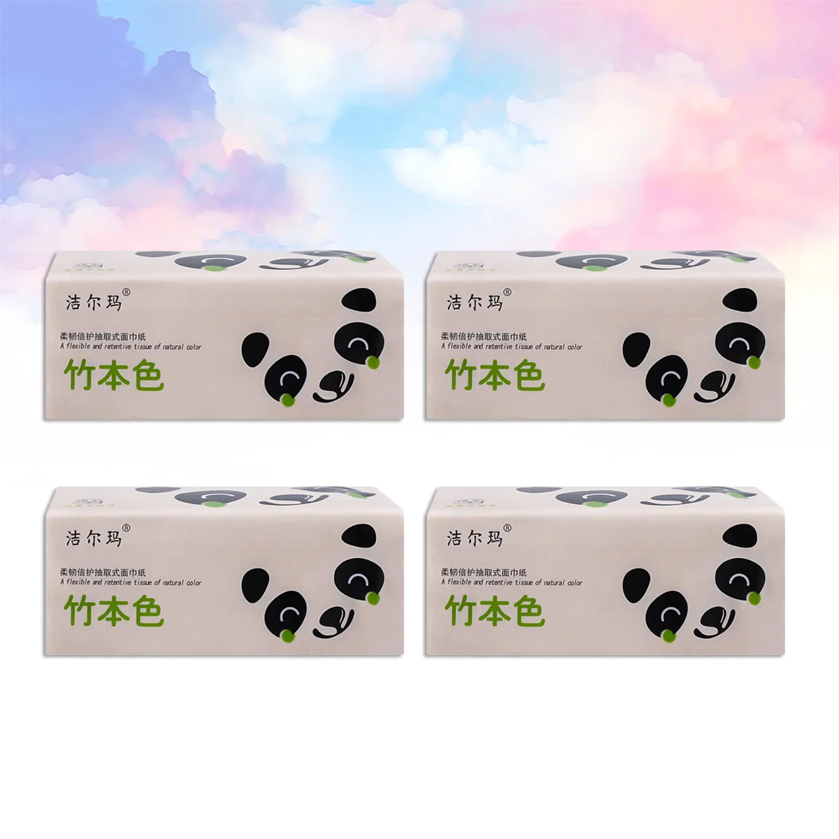 

5 Bag of Facial Towel Natural Healthy Retentive Face Washcloth Face Wipes Tissue