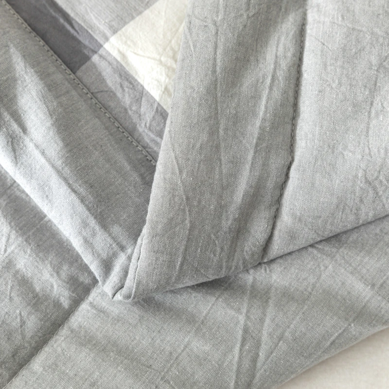 Японские хлопковые одеяла летнее крутое Клетчатое одеяло двойная кровать