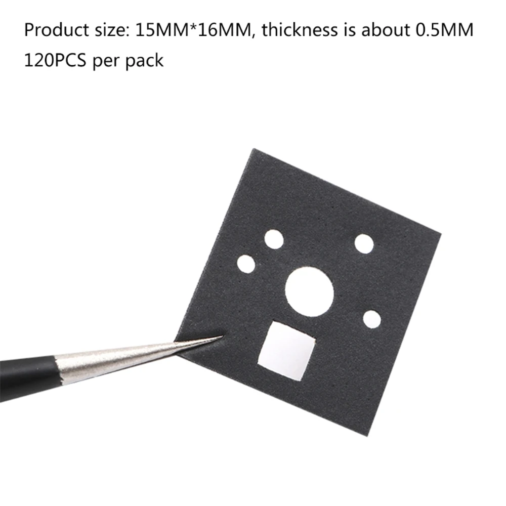 120 Pieces Mechanical Keyboard Switch Sticker Noise Dampener Foam Sound Reduction Insulation Film for Stabilizer |