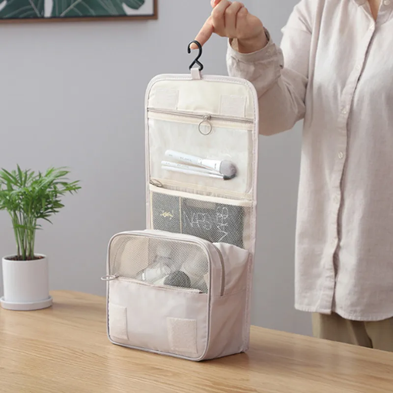 

Cosmetic Bag Travel Bag Portable Washing Storage Large Capacity Hand Bag Makeup Organizer Storage Women's Stock Bags