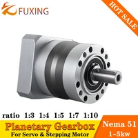 ple115a ratio 101 71 51 31 for nema 51 stepping motor or 130mm 12345kw servo motor speed reducer precision planetary gearbox