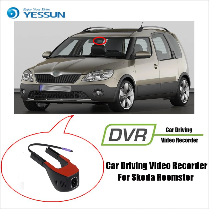 

Видеорегистратор YESSUN для Skoda Roomster, Wi-Fi, 96658 дюйма, FHD 1080P