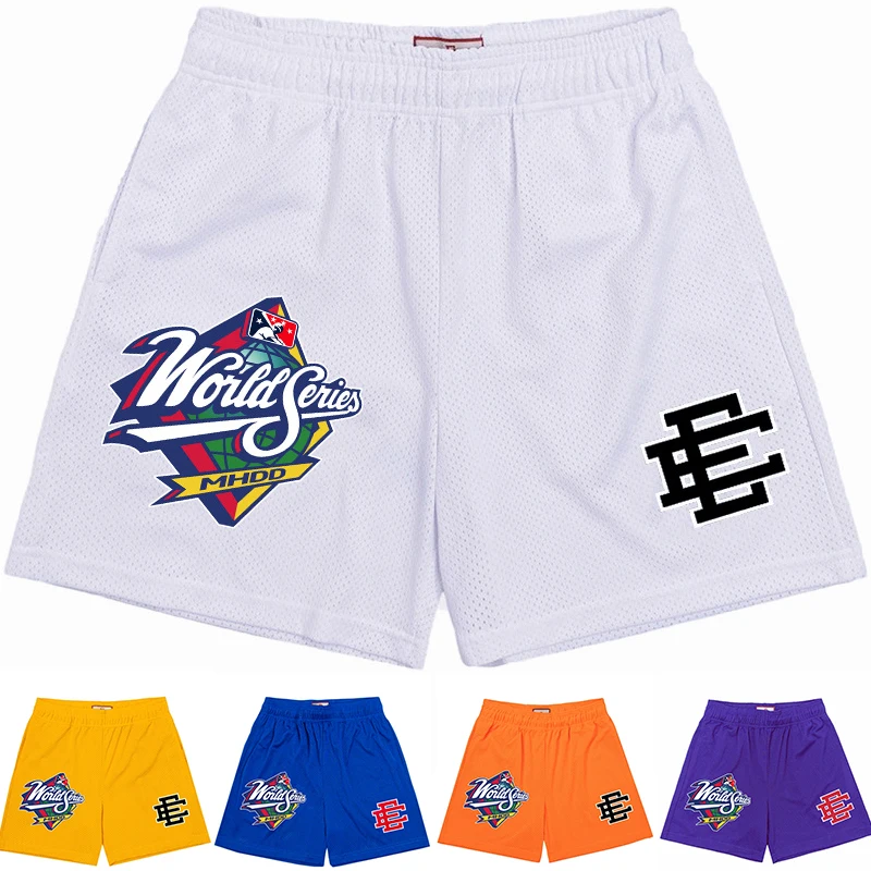 

Eric Enmanuel EE Basic Shorts Men's Summer Breathable Basketball Shorts Men Quick Dry Sweatpants Mesh Sport Shorts Casual Shorts